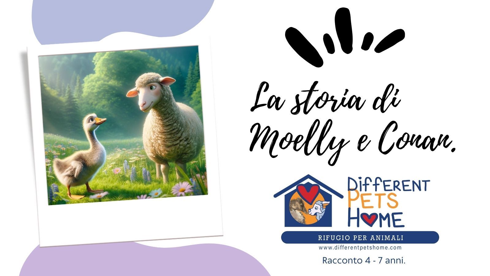 La storia di Moelly e Conan - 4-7 anni - Different Pets Home - by Andrea Boscaro